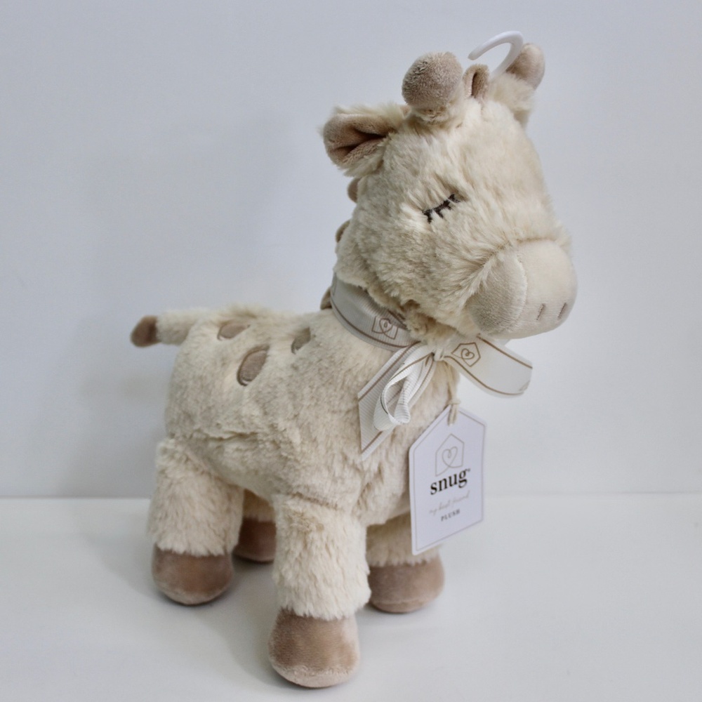 Snug Beige Standing Giraffee Plush Soft Baby Toy Stuffed Animal Lovey 12"